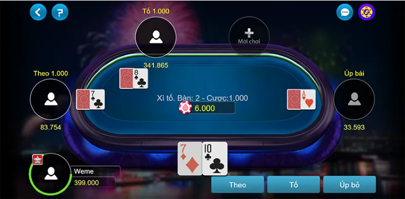 Bài Xì Tố W88
