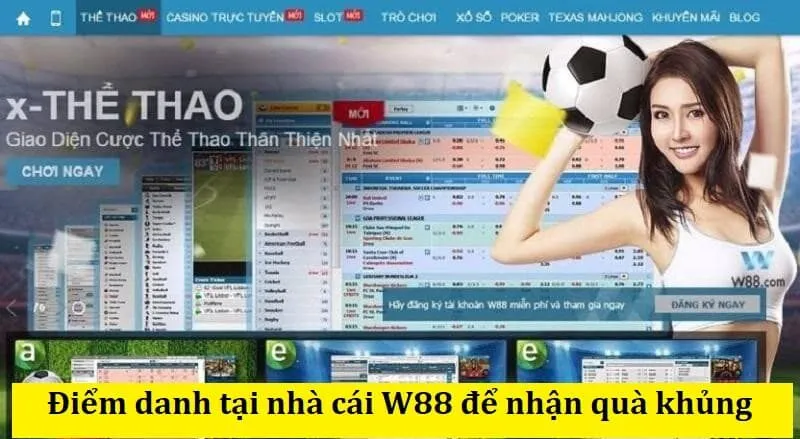điểm danh W88
