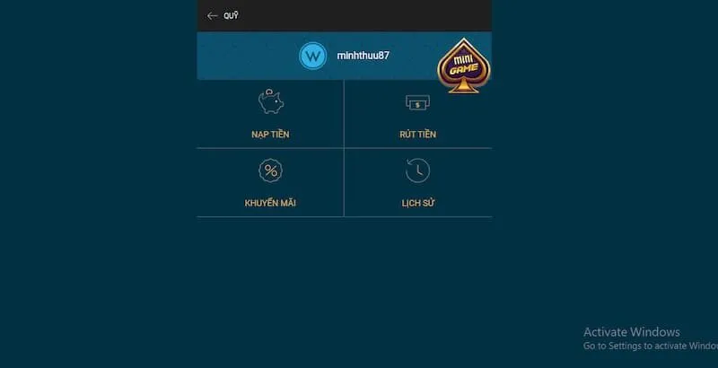 rút tiền W88