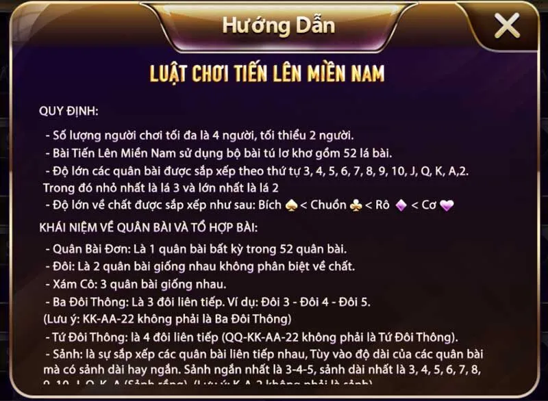 Cách chơi Tiến Lên chi tiết