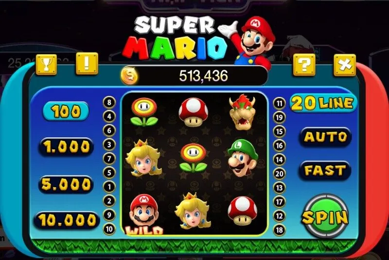 Mini game Super Mario