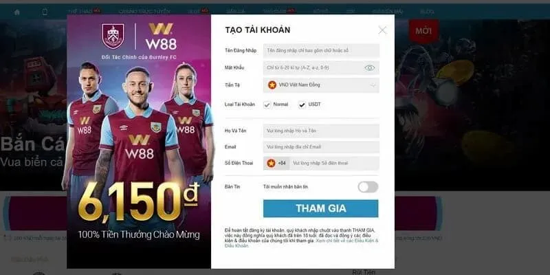 trách nhiệm w88