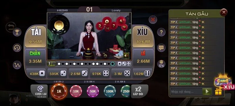 Tài Xỉu livestream