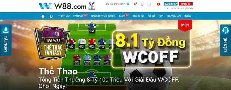W88 là thương hiệu nhà cái thể thao chuyên nghiệp ra đời vào năm 2018